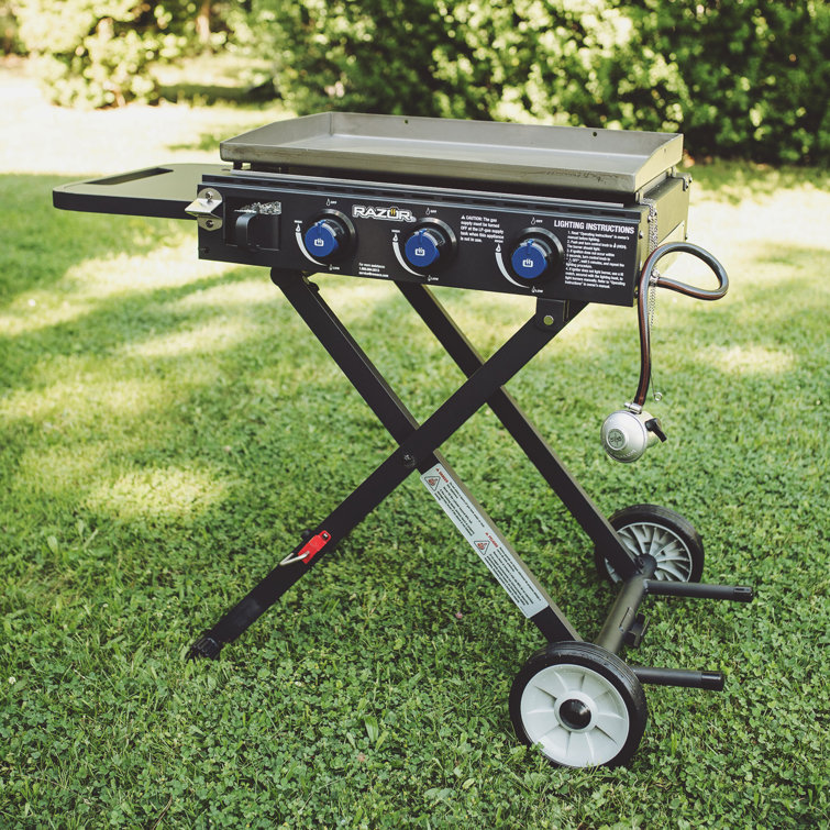 Razor Griddle 3 Burner Portable Liquid Propane Gas Grill Wayfair